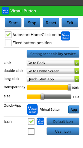 Home Button - Virtual Button