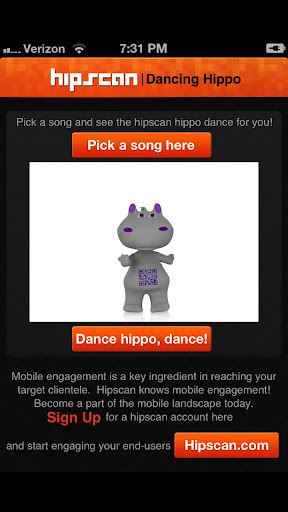 The Hipscan Dancing Hippo