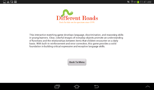 Android application What Goes Together? screenshort