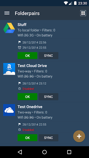  FolderSync Lite- screenshot thumbnail 
