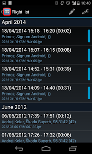 SeeYou IGC Flight Recorder - náhled