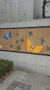 상암동 나비 벽화