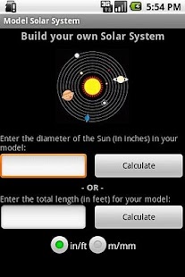 Model Solar System
