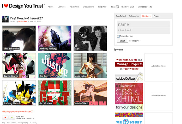 Design You Trust - лучшие блоги о дизайне