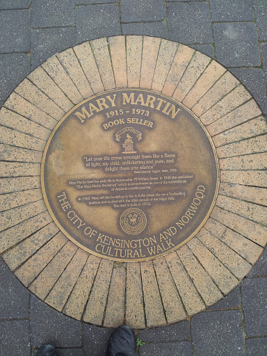 Mary Martin Plaque