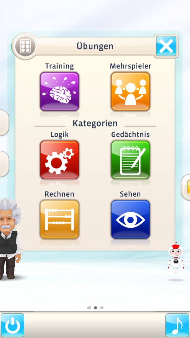 Android application Einstein Brain Training screenshort