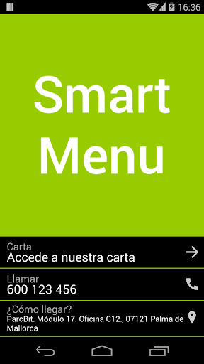 Smart Menu