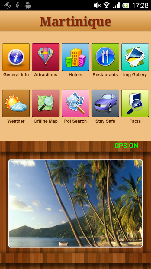 Android application Martinique Offline Guide screenshort