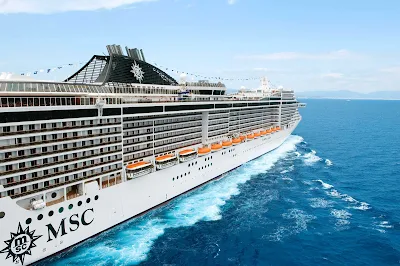 Streamlined and graceful, MSC Splendida cruises throughout the Mediterranean and northern Europe.