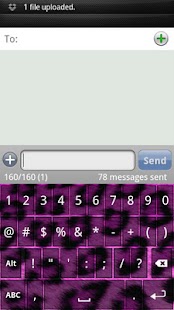 Lastest Pink Cheetah Keyboard Skin APK