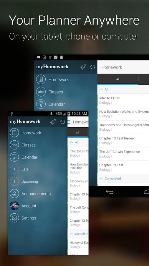    myHomework Student Planner- screenshot  