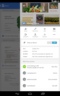 Google Документы screenshot