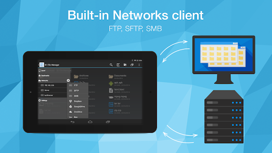 B1 File Manager and Archiver Screenshot