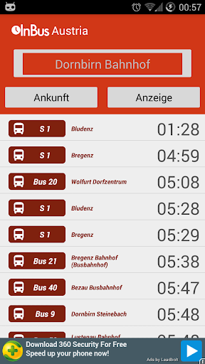 InBus: Austria Busfahrplan
