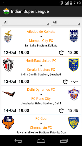 ISL Indian Football League