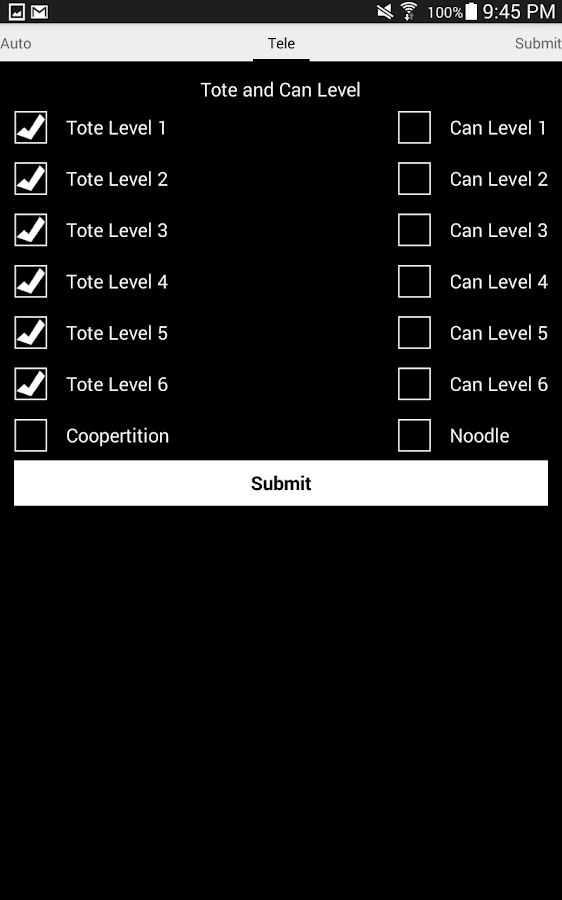    FRC Scouting Radar 2015 User- screenshot  