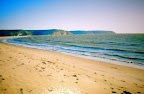 La plage .