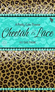 Cheetah Lace Theme GO SMS