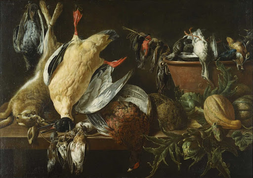 Still Life with Games and Vegetables