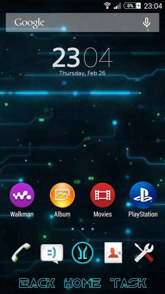 Theme XPERIEN™- TRON Screen 2