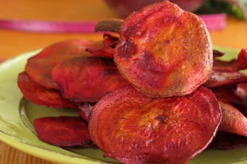 Baked Beet Chips