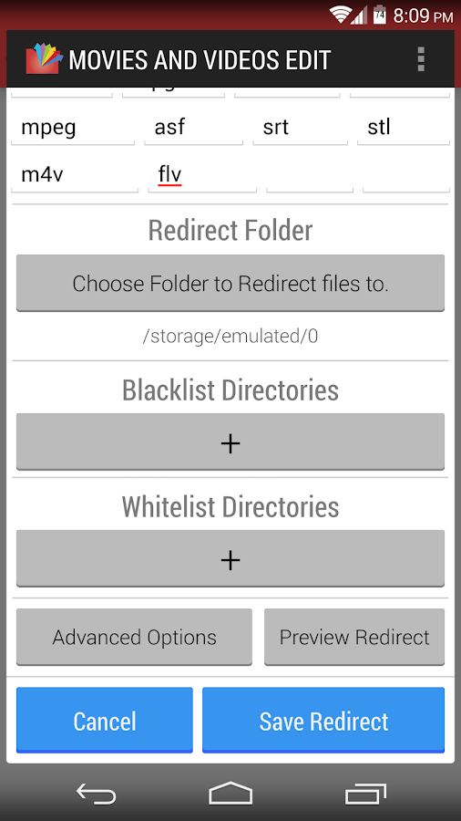 Redirect File Organizer Pro - screenshot
