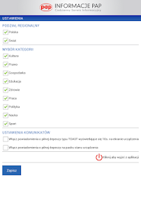 Informacje PAP Screenshots 2