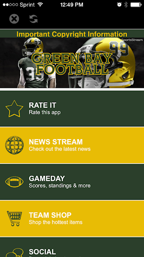 Green Bay Football STREAM+