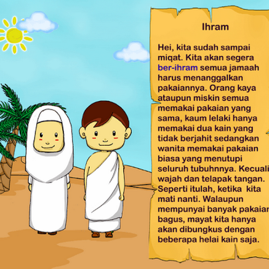 55 Gambar Animasi Orang Haji Yang Spesial