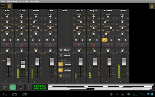 Audio Evolution Mobile DAW - screenshot thumbnail