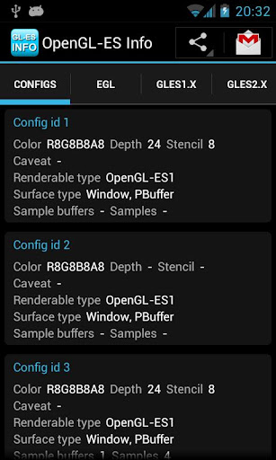OpenGL-ES Info