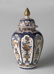 Pot met deksel, onderdeel van een kaststel