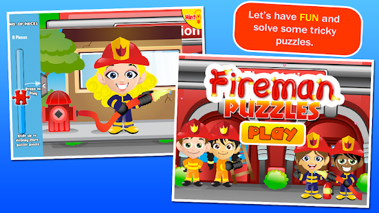 Fireman Kids Puzzles