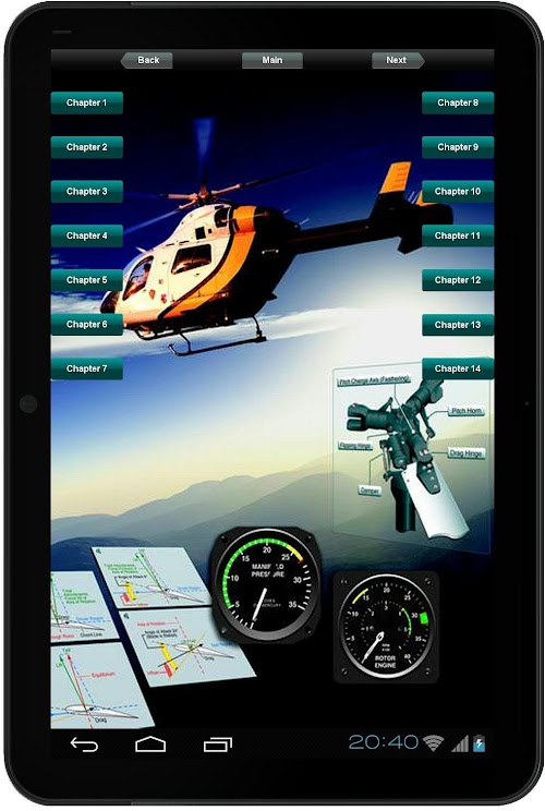 Android application Helicopter Flying screenshort