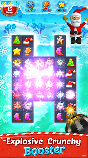 【免費休閒App】Christmas Cookie - Fun Match 3-APP點子