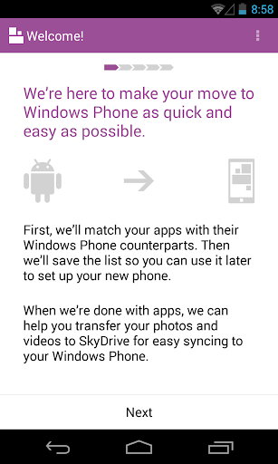 Switch to Windows Phone