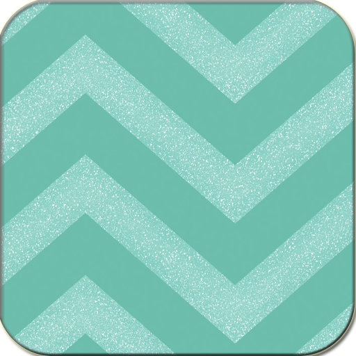 Teal Chevron Live Wallpaper 個人化 App LOGO-APP開箱王