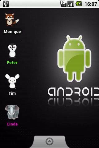 Direct call (Theme animals) Screen 3