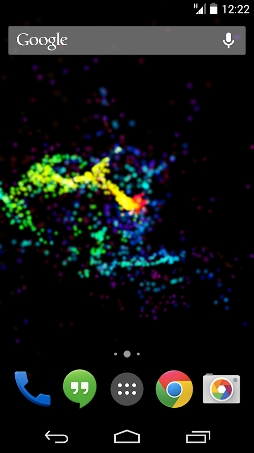 Android application Particles Flux screenshort