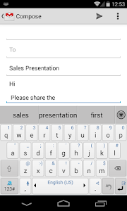 Screenshot Adaptxt Keyboard v3.1.1