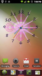 Download Crazy Clocks Pretty Pink Stars APK for Android