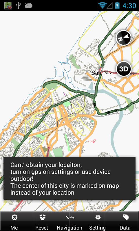 Morocco Offline Navigation Screen 2