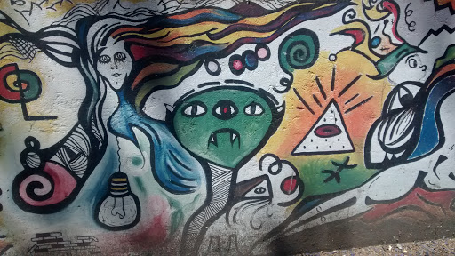 Mural Alien Verde