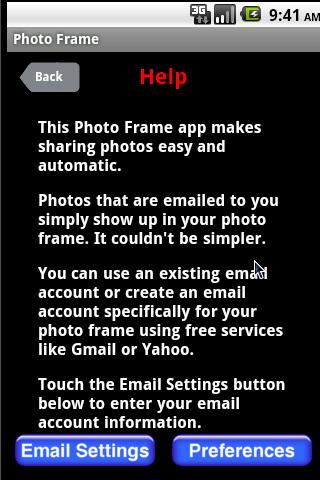 Automatic Email Photo Frame