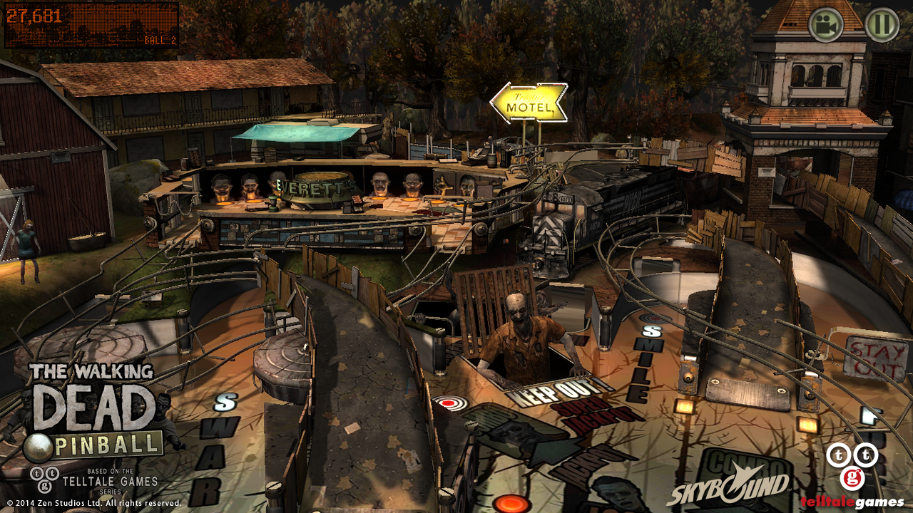 The Walking Dead Pinball - screenshot