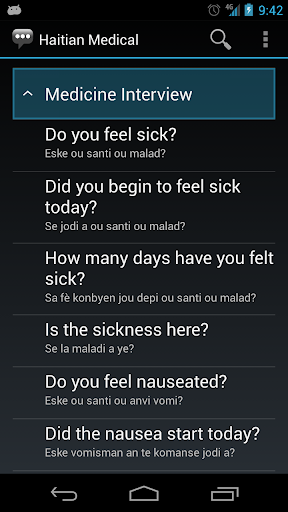 【免費通訊App】Haitian Medical Phrases-APP點子