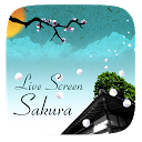 Sakura Petals Flying Effect mobile app icon