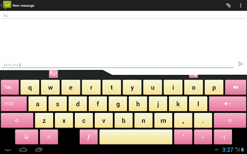 Emoticon Keyboard with Emoji