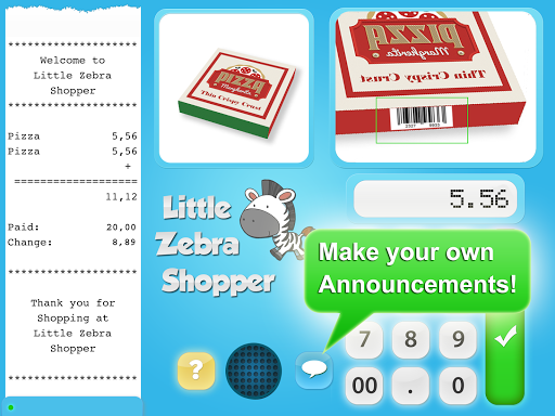 【免費家庭片App】Little Zebra Shopper Free-APP點子