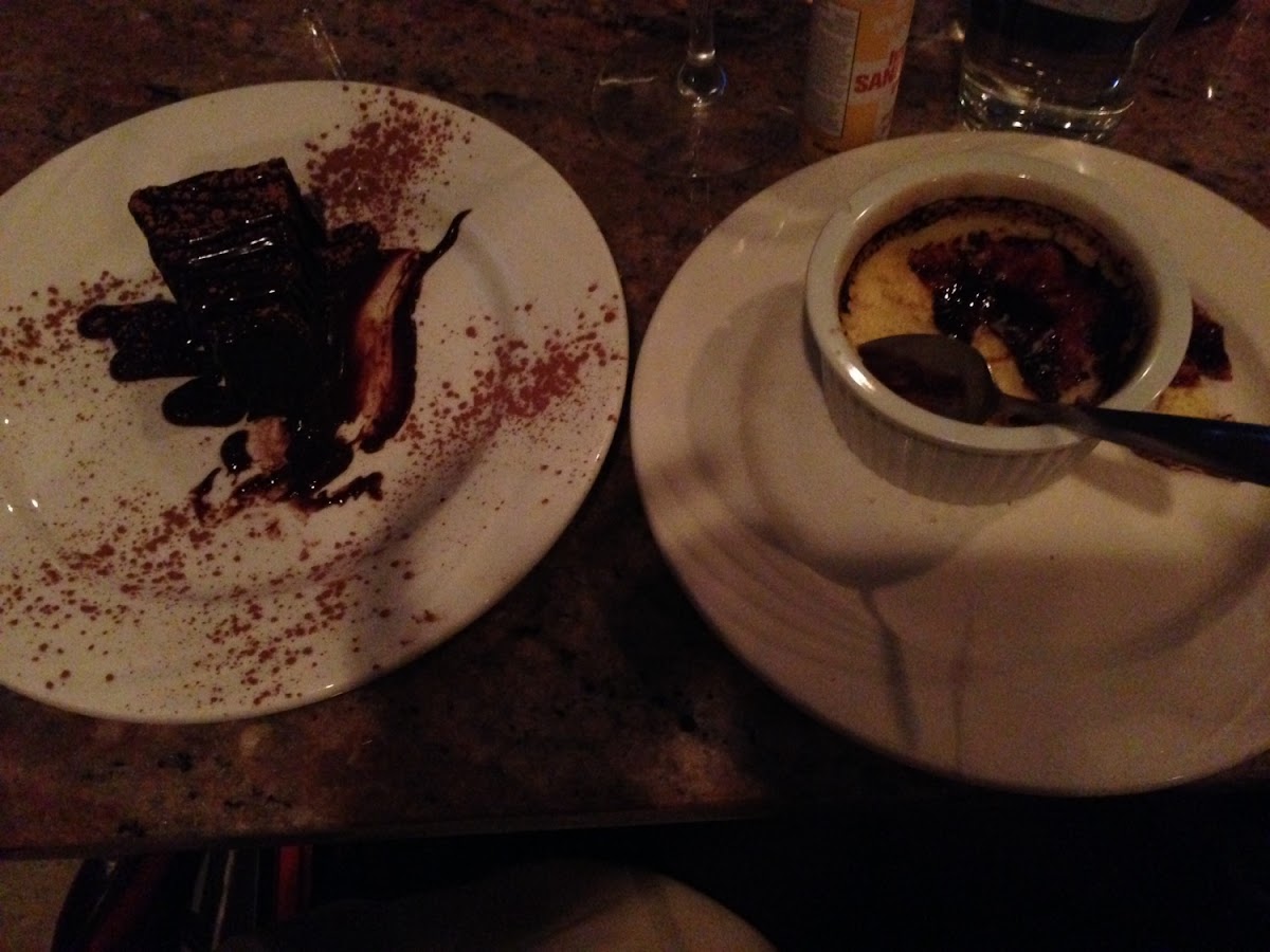 Both desserts were excellent.